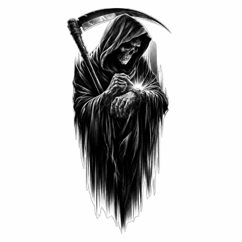 1 hoja de tatuajes temporales de calavera de bruja malvada aterradora, tatuajes falsos realistas de demonio y vampiro, manga de tatuaje impermeable para Halloween