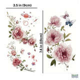 Rose Temporary Tattoo Fake Tattoos