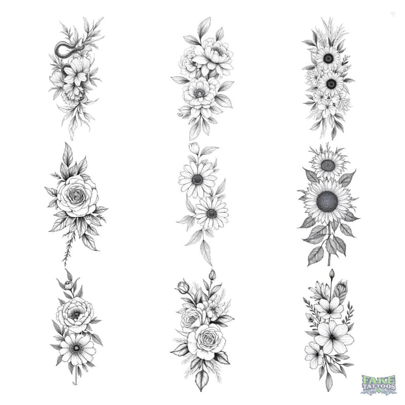 Midnight Wing Tulip & Flower & Butterfly Set
