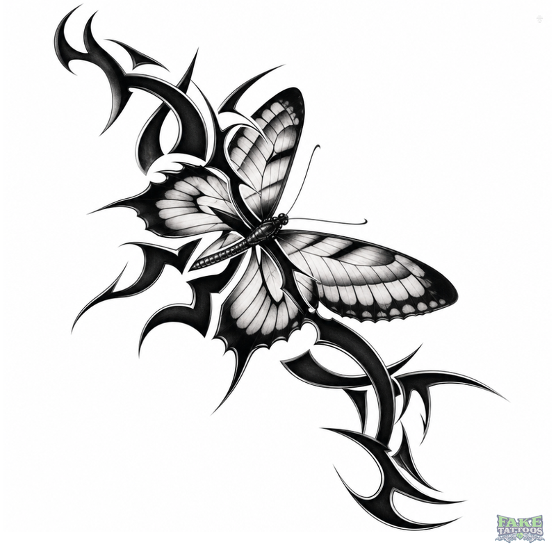Moonlit Wisp Black & Butterfly