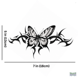 Sexy Black Butterfly Temporary Tattoo Fake Tattoos