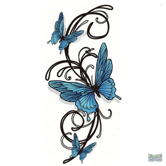 Butterfly Temporary Tattoo Fake Tattoos