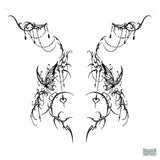 Shadow Thorn Sigil Temporary Tattoos Fake Tattoos