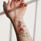Rose Temporary Tattoo Fake Tattoos