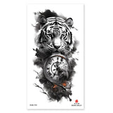Waterproof Temporary Tattoos for Men Women Animal Pattern Fake Tattoo for Hand Arm Body Tiger Lion Wolf Tattoo Sticker Fake Tattoos
