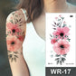 Fake Tattoo Temporary Waterproof Stickers Sexy Girls Red Rose Flower Body Art Ephemeral Peony Daisy Floral Tattoos for Women FAKE TATTOOS
