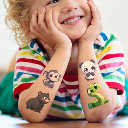 Ocean Animal Temporary Tattoos for Kids (20pcs) Fake Tattoos
