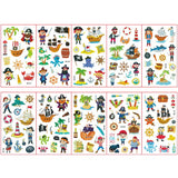 Colorful Tattoo Stickers for Kids | 10 Sets Fake Tattoos