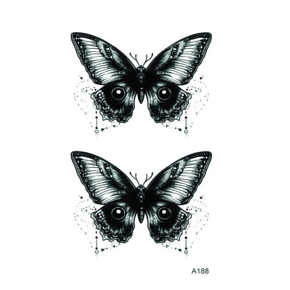 Eyes Butterfly Temporary Tattoo Fake Tattoos
