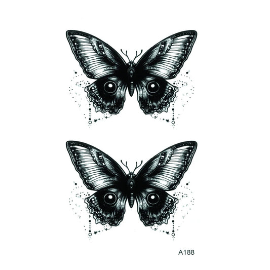 Eyes Butterfly Temporary Tattoo Fake Tattoos