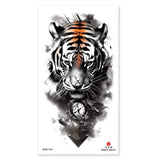 Waterproof Temporary Tattoos for Men Women Animal Pattern Fake Tattoo for Hand Arm Body Tiger Lion Wolf Tattoo Sticker Fake Tattoos