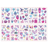 Colorful Tattoo Stickers for Kids | 10 Sets Fake Tattoos