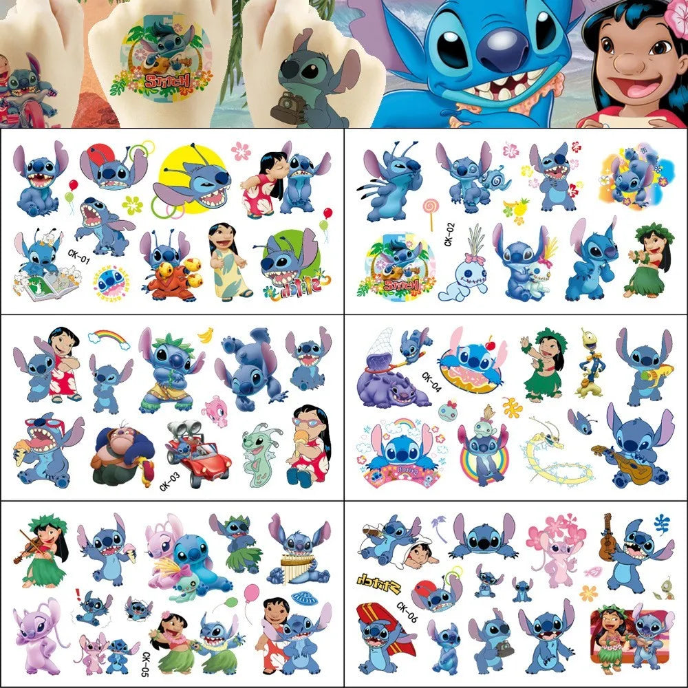 Stitch Temporary Tattoos