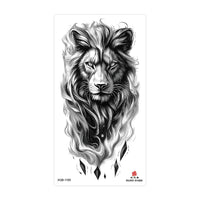 Waterproof Temporary Tattoos for Men Women Animal Pattern Fake Tattoo for Hand Arm Body Tiger Lion Wolf Tattoo Sticker Fake Tattoos