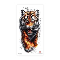 Waterproof Temporary Tattoos for Men Women Animal Pattern Fake Tattoo for Hand Arm Body Tiger Lion Wolf Tattoo Sticker Fake Tattoos