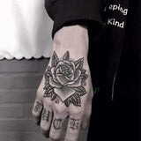 Rose Flower Temporary Tattoo Fake Tattoos