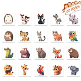 Ocean Animal Temporary Tattoos for Kids (20pcs) Fake Tattoos