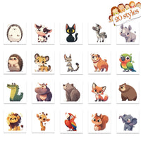 Ocean Animal Temporary Tattoos for Kids (20pcs) Fake Tattoos