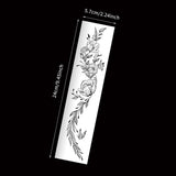 Floral Lotus & Mystical Temporary Tattoo | 8 Sheets Fake Tattoos