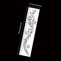 Floral Lotus & Mystical Temporary Tattoo | 8 Sheets Fake Tattoos