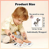 Ocean Animal Temporary Tattoos for Kids (20pcs) Fake Tattoos