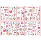 Colorful Tattoo Stickers for Kids | 10 Sets Fake Tattoos