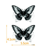 Eyes Butterfly Temporary Tattoo Fake Tattoos