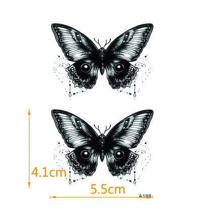 Eyes Butterfly Temporary Tattoo Fake Tattoos