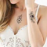 Tulips Butterfly Temporary Tattoo | 9 Tattoos Fake Tattoos