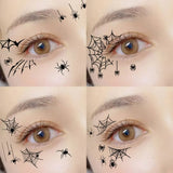 10 Sheets Creeping Webs Spider & Spiderweb