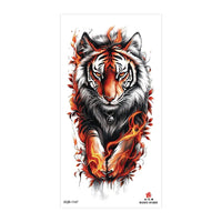 Waterproof Temporary Tattoos for Men Women Animal Pattern Fake Tattoo for Hand Arm Body Tiger Lion Wolf Tattoo Sticker Fake Tattoos