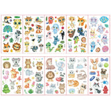 Colorful Tattoo Stickers for Kids | 10 Sets Fake Tattoos
