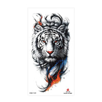 Waterproof Temporary Tattoos for Men Women Animal Pattern Fake Tattoo for Hand Arm Body Tiger Lion Wolf Tattoo Sticker Fake Tattoos