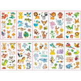 Colorful Tattoo Stickers for Kids | 10 Sets Fake Tattoos
