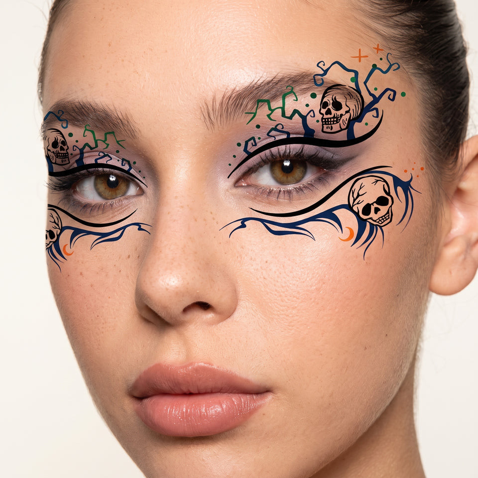 Skull Eye Face Decals