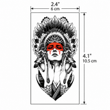 Petits tatouages temporaires tigre pour hommes et garçons, autocollants réalistes de tatouage éphémère lion, crâne, serpent, dague, loup, pour poitrine et jambe, tatouages créatifs
