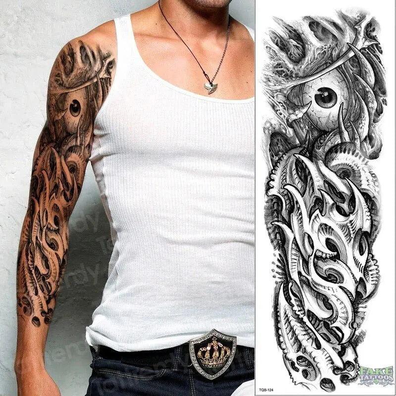 Temporary Tattoos, Arm Tattoo Sleeves for Women Men – Fake Tattoos