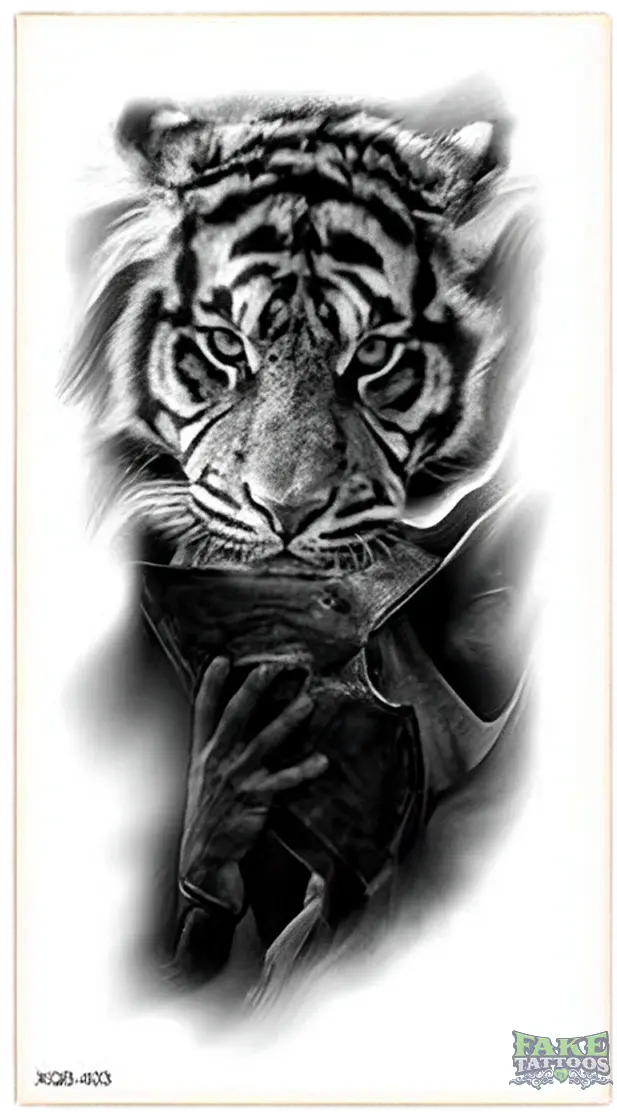 Tiger Temporary Tattoo