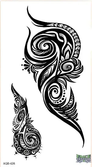 Tribal Temporary Tattoo