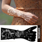 1 Sheet Flower Mandala Henna Tattoo Stencils for Painting Wedding on Hand Sleeve Bride Beauty Airbrush Stencil Templates Indian FAKE TATTOOS