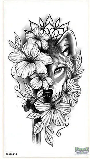 Wolf Tattoo FAKE TATTOOS