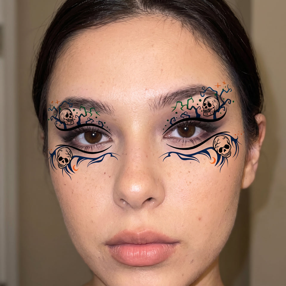 Skull Eye Face Decals