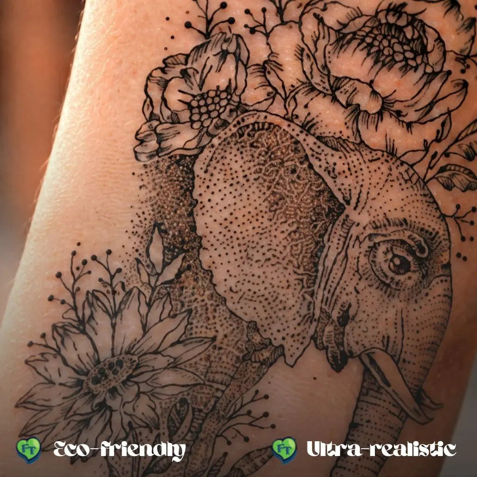 Wolf Temporary Tattoo FAKE TATTOOS