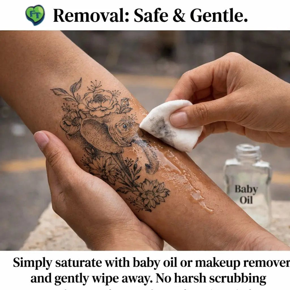 Wolf Temporary Tattoo FAKE TATTOOS