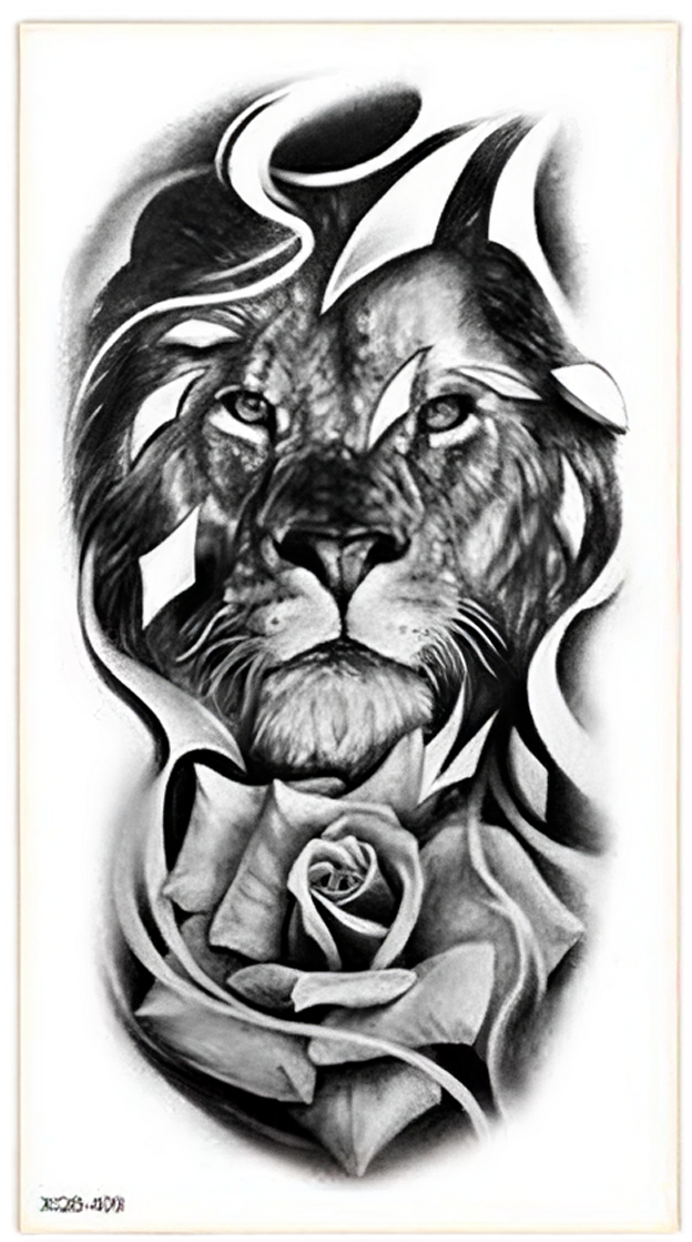 Lion Tattoo FAKE TATTOOS