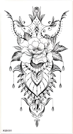 Flower Tattoo FAKE TATTOOS