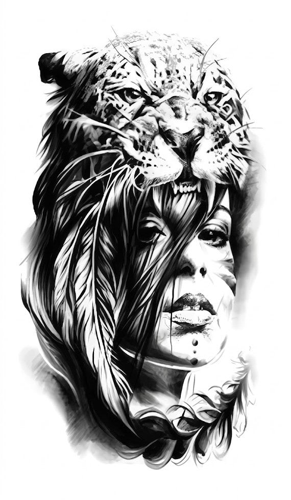 Velvet Bloom Tiger