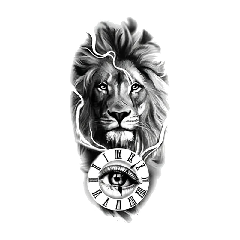 Lion flamme néon