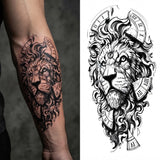 Electric Flame Lion & Clock