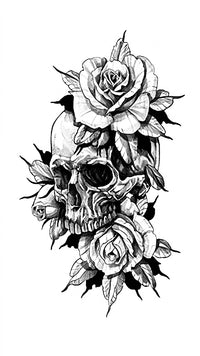 Cinder Ritual Skull & Flower